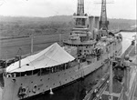 USS Vermont (BB-20) in Gatun Locks, Panama Canak 
