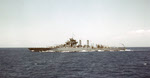 USS West Virginia (BB-48) off Pearl Harbor, 1943 