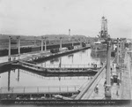 USS Wisconsin (BB-9) in Gatun Locks, 1915 