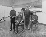Group of Officers on USS Wisconsin (BB-9) 