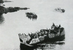 Canadian LCM (1) bringing supplies to Ile du Levant 