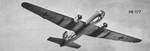 Heinkel He 177A-0 from below 