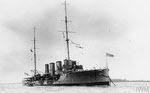 HMS Bellona from the right 
