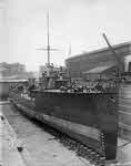 HMS Boyne in drydock 