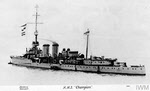 HMS Champion from the left 