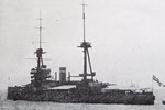 HMS Neptune from the left 