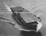 HMS Ravager from the air