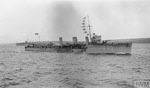 HMS Rosalind from the right 