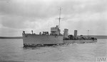 HMS Strongbow from the left 