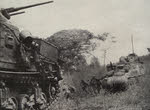 M3 Medium Tanks ambushed, Burma 