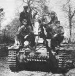 Front view of Marder II with Crew 