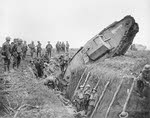 Mk IV Tank 'Hyacinth' Ditched at Cambrai, 20 November 1917  