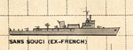 US Plan of Sans Souci class seaplane tender (France) 