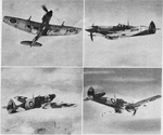 Four views of Spitfire XII 