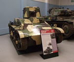 Vickers Model 1936 Light Tank from the front 